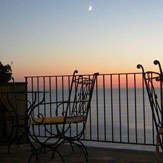 Tramonto dalla terrazza dell'Hotel Marulivo di Pisciotta  [ clicca per ingrandire ]