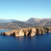 Veduta aerea del Capo - Palinuro [ click to enlarge ]
